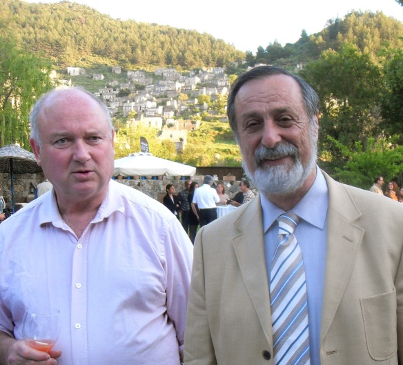 British Consul for Izmir, Willy Buttigieg and Louis de Bernieres.